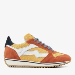 oranje via vai lage sneakers mikki alex