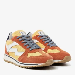 oranje via vai lage sneakers mikki alex