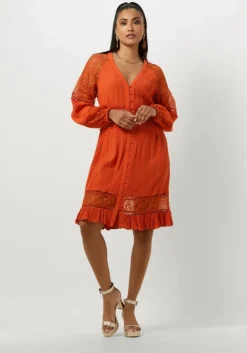 oranje y.a.s. mini jurk yasmeza ls dress s.
