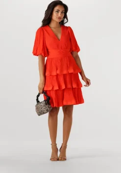 oranje y.a.s. mini jurk yasplira ss dress s