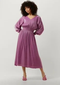 paarse aaiko midi jurk remy co 319