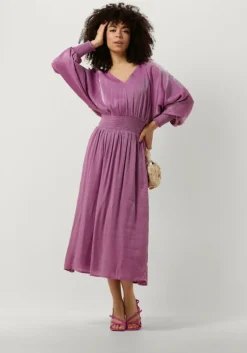 paarse aaiko midi jurk remy co 319