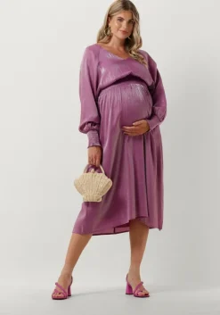 paarse aaiko midi jurk remy co 319