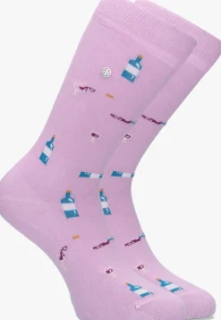 paarse alfredo gonzales sokken wine