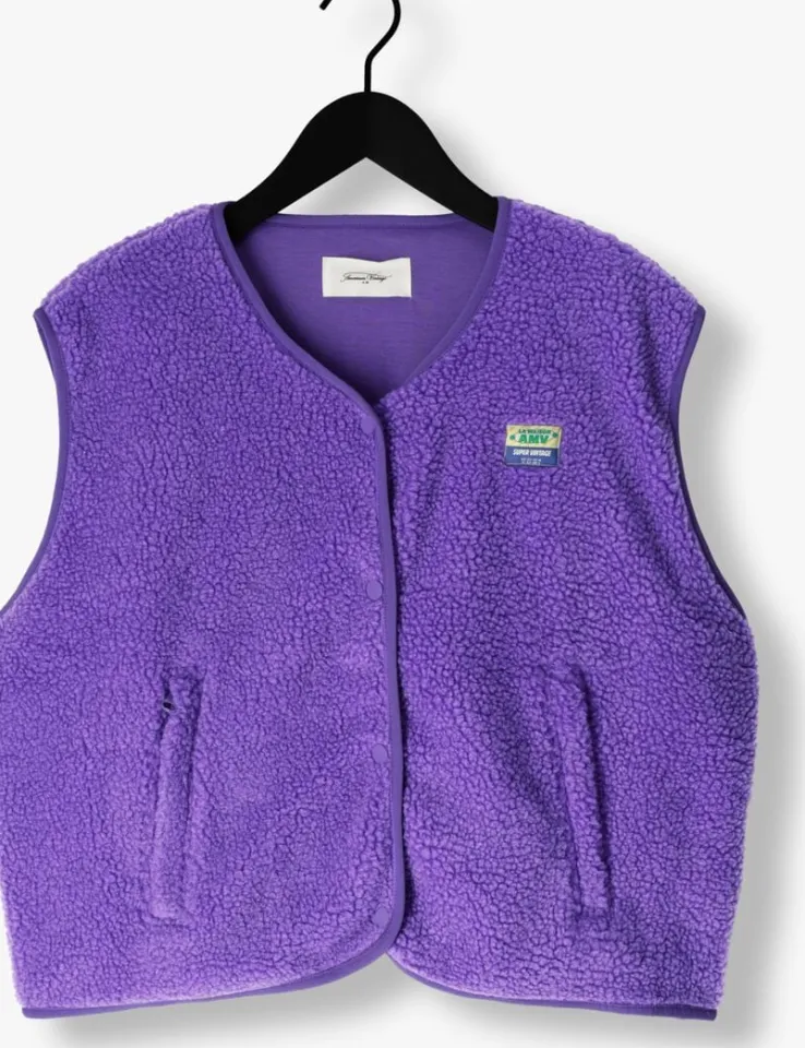 paarse american vintage gilet hoktown