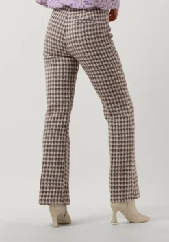 paarse another label flared broek eden pants