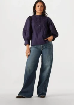 paarse antik batik blouses romie blouse