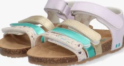 paarse bunniesjr platte sandalen babs beach