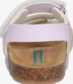 paarse bunniesjr platte sandalen babs beach