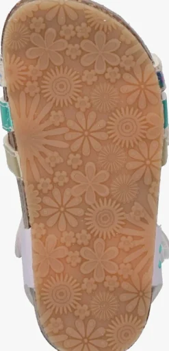 paarse bunniesjr platte sandalen babs beach