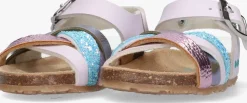paarse bunniesjr platte sandalen becky beach