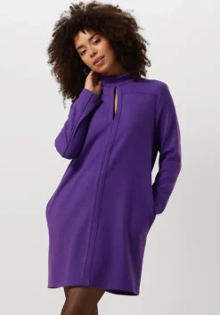 paarse caroline biss mini jurk 4193