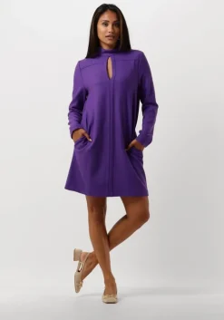 paarse caroline biss mini jurk 4193