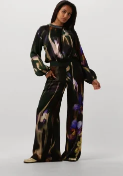 paarse caroline biss wijde broek 4543