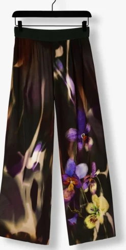 paarse caroline biss wijde broek 4543