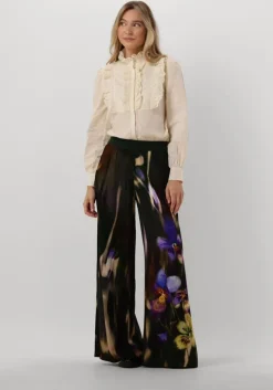 paarse caroline biss wijde broek 4543