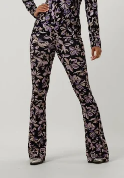 paarse catwalk junkie flared broek tr slow dance