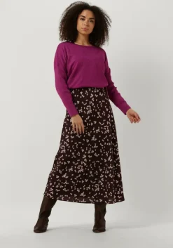 paarse catwalk junkie maxi jurk dr you are blooming