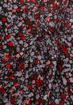 paarse catwalk junkie midi jurk dr river flower