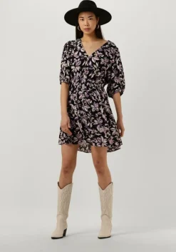 paarse catwalk junkie mini jurk dr slow dance