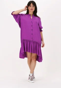 paarse chptr-s mini jurk felicity dress