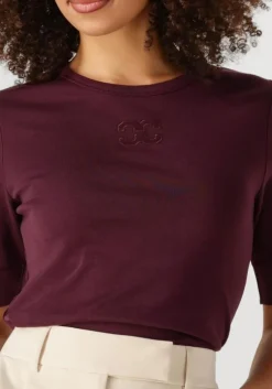 paarse co'couture top granny embroidery