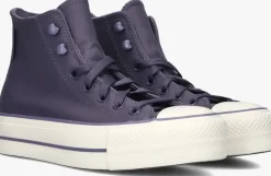 paarse converse hoge sneakers chuck taylor all star lift hi
