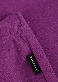 paarse daily brat flared broek peppy glitter flared pants