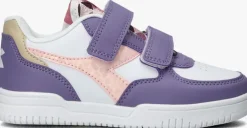 paarse diadora lage sneakers raptor low spotted ps