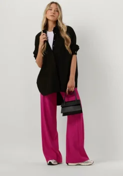 paarse drykorn wijde broek before