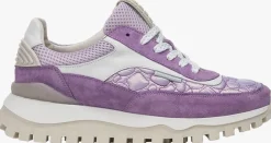 paarse floris van bommel lage sneakers sfw-10100