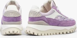 paarse floris van bommel lage sneakers sfw-10100