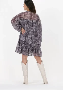 paarse freebird mini jurk pepper