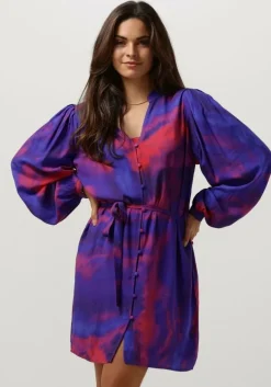 paarse freebird mini jurk wv-cosmic-pes-23-3