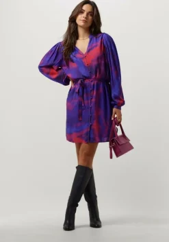 paarse freebird mini jurk wv-cosmic-pes-23-3