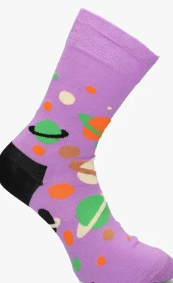 paarse happy socks sokken the milky way