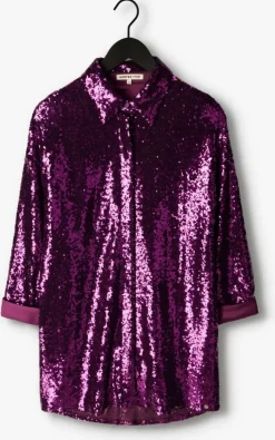 paarse harper & yve mini jurk polly-dr