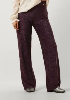 paarse harper & yve wijde broek glitter-pa