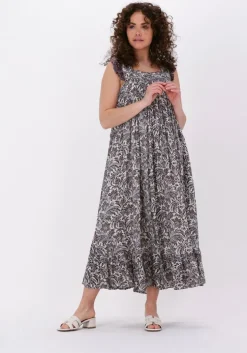 paarse idano maxi jurk eddy