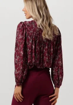 paarse janice blouses blouse dames viscose miles