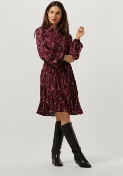 paarse janice mini jurk jurk print alex