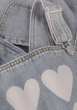 paarse jelly mallow playsuits heart denim short overall