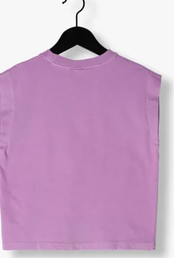 paarse jelly mallow t-shirt broccoli pigment t-shirt