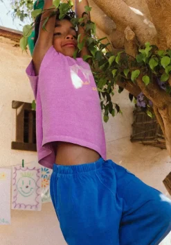 paarse jelly mallow t-shirt broccoli pigment t-shirt