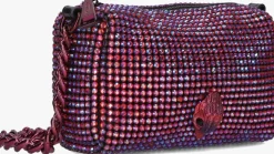 paarse kurt geiger london schoudertas party pouchette