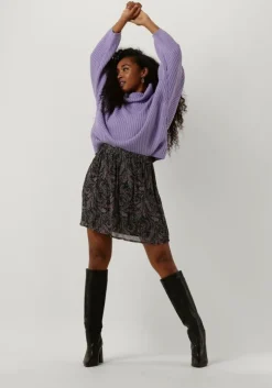 paarse louizon minirok changes jupe