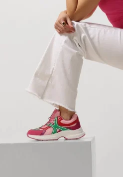 paarse mexx lage sneakers loyce