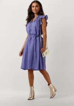 paarse minus midi jurk alaya knee length dress