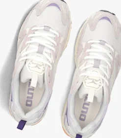 paarse mizuno lage sneakers wave rider 10 premium dames