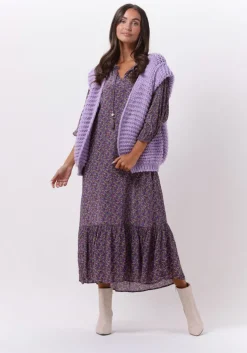 paarse moliin midi jurk tabitha